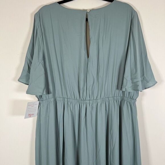 NWT Show Me Your MuMu Emily Empire Maxi Silver Sage XXXL - Picture 10 of 12